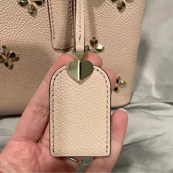 Kate Spade Pink Satchel with Gold Accents - Picture 2 of 16